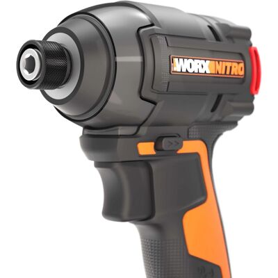 Worx Avvitatore ad impulsi a batteria Brushless 200Nm 20V 2batterie 2Ah Worx Avvitatore ad impulsi a batteria Brushless 200Nm 20V 2batterie 2Ah