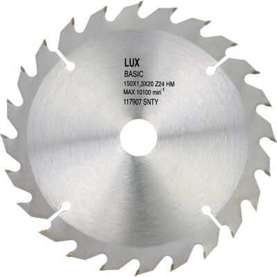 Lux-Tools Lama sega circolare HM legno 24 denti Ø 140 mm Lux-Tools Lama sega circolare HM legno 24 denti Ø 140 mm