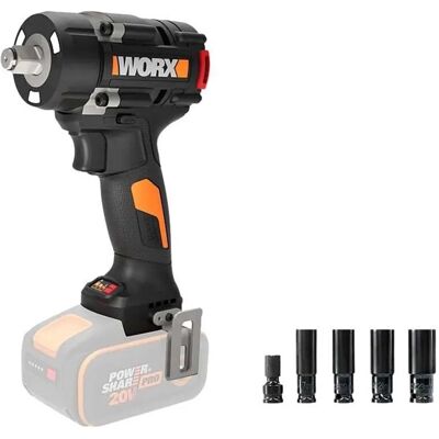 Worx Avvitatore ad impulsi Brushless WX273.9 20V 600Nm Worx Avvitatore ad impulsi Brushless WX273.9 20V 600Nm