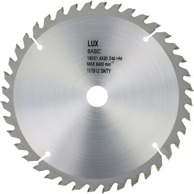 Lux-Tools Lama sega circolare HM legno 48 denti Ø 160 mm Lux-Tools Lama sega circolare HM legno 48 denti Ø 160 mm