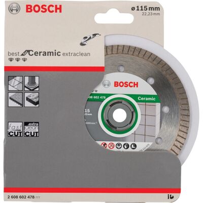 Bosch disco diamantato Ceramic Extra-Clean Turbo Ø 115 mm Bosch disco diamantato Ceramic Extra-Clean Turbo Ø 115 mm
