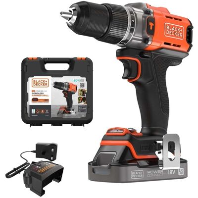 Black+decker Trapano avvitatore a batteria 18 V 2 Ah Black+decker Trapano avvitatore a batteria 18 V 2 Ah