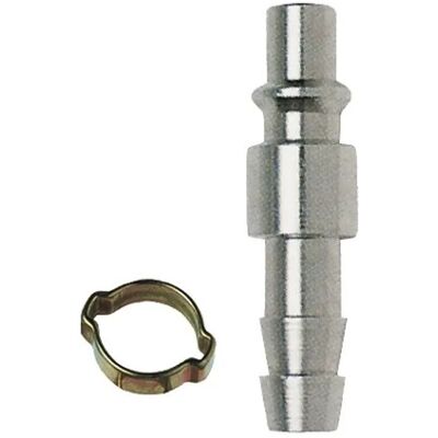 Abac Attacco rapido per aria compressa a resca Ø 6x11 mm con fascetta Abac Attacco rapido per aria compressa a resca Ø 6x11 mm con fascetta