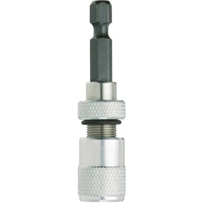 Lux-Tools Portainserto Regolabile 6mm (1/4") x 80mm - Adattatore Lux-Tools Portainserto Regolabile 6mm (1/4") x 80mm - Adattatore