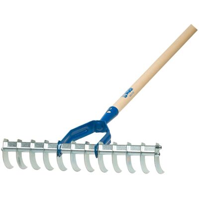 AGEF Rastrello da giardino - 12 denti zincati - 168x9,5x41 cm AGEF Rastrello da giardino - 12 denti zincati - 168x9,5x41 cm
