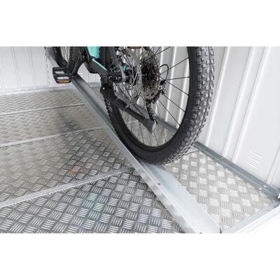 Portabiciclette Biohort argento - MiniGarage L Portabiciclette Biohort argento - MiniGarage L