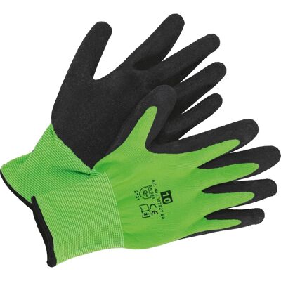 - Guanti da giardinaggio con rivestimento lattice verde taglia 8 - Guanti da giardinaggio con rivestimento lattice verde taglia 8