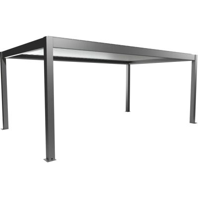 Biohort Pergola in metallo grigio quarzo/argento 608x367,5x264 cm Biohort Pergola in metallo grigio quarzo/argento 608x367,5x264 cm