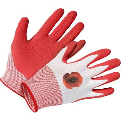 - Guanti da giardinaggio LUXTOOLS lattice rosso taglia 7 - Guanti da giardinaggio LUXTOOLS lattice rosso taglia 7