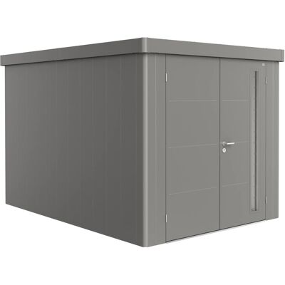 Casetta da Giardino Neo 4B con Doppia Porta - Metallo, Grigio Casetta da Giardino Neo 4B con Doppia Porta - Metallo, Grigio