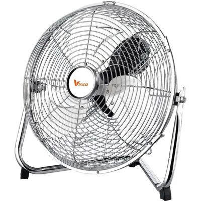 - Ventilatore da terra Vinco 3 pale Ø 30 cm cromo - Ventilatore da terra Vinco 3 pale Ø 30 cm cromo