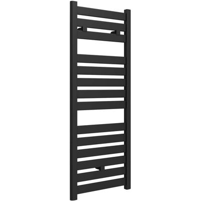 - Termoarredo nero opaco in acciaio verniciato 150x500 cm - Termoarredo nero opaco in acciaio verniciato 150x500 cm