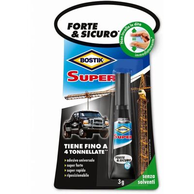 Bostik Colla universale Super Forte & Sicuro 3 g Bostik Colla universale Super Forte & Sicuro 3 g