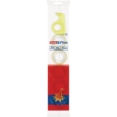 Tesa Nastro adesivo multiuso 19 mm x 10 m trasparente 5 pz Tesa Nastro adesivo multiuso 19 mm x 10 m trasparente 5 pz