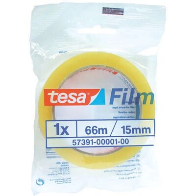 Tesa Nastro adesivo standard 15 mm x 66 m trasparente Tesa Nastro adesivo standard 15 mm x 66 m trasparente
