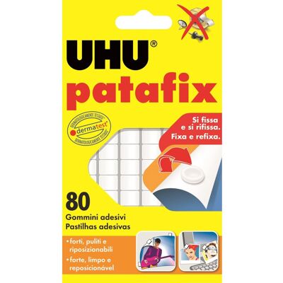 Uhu Colla in gommini Patafix bianco 80 pz Uhu Colla in gommini Patafix bianco 80 pz