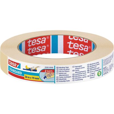 Tesa Nastro per mascheratura 19 mm x 50 m beige Tesa Nastro per mascheratura 19 mm x 50 m beige