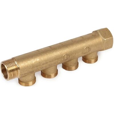 Giacomini Collettore componibile maschio/femmina 3/4" 4 attacchi ø16 ot Giacomini Collettore componibile maschio/femmina 3/4" 4 attacchi ø16 ot