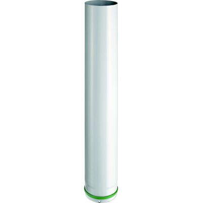 Tubo 50 cm in acciaio vetrificato porcellanato bianco Ø 100 Tubo 50 cm in acciaio vetrificato porcellanato bianco Ø 100
