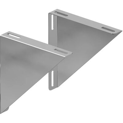 - Supporto murale diam.130 acciaio inox sp. 2 mm - Supporto murale diam.130 acciaio inox sp. 2 mm