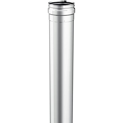 - Tubo l. 1000 mm diam. 100 acciaio inox sp.0,5 mm mono parete - Tubo l. 1000 mm diam. 100 acciaio inox sp.0,5 mm mono parete
