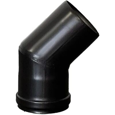 - Curva a 45° per stufa a pellet Ø 80 mm x SP 1,2 mm con guarnizione - Curva a 45° per stufa a pellet Ø 80 mm x SP 1,2 mm con guarnizione