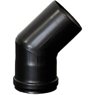 - Curva a 45° per stufa a pellet Ø 100 mm x SP 1,2 mm con guarnizione - Curva a 45° per stufa a pellet Ø 100 mm x SP 1,2 mm con guarnizione
