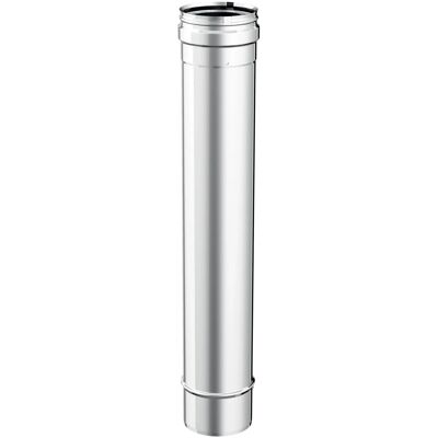 - Tubo l. 500 mm diam. 100 acciaio inox sp.0,5 mm mono parete - Tubo l. 500 mm diam. 100 acciaio inox sp.0,5 mm mono parete