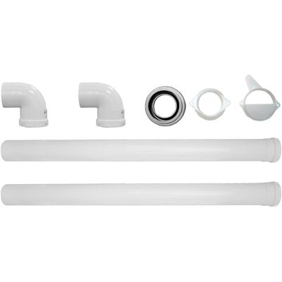 Beretta - Ciao S - D.80 80 - Due tubi 1 m - Exhaust kit Beretta - Ciao S - D.80 80 - Due tubi 1 m - Exhaust kit