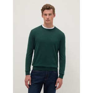 OVS, Pullover Girocollo Verde In Misto Cotone Regular Fit, Uomo, Verde, Taglia: L OVS, Pullover Girocollo Verde In Misto Cotone Regular Fit, Uomo, Verde, Taglia: L