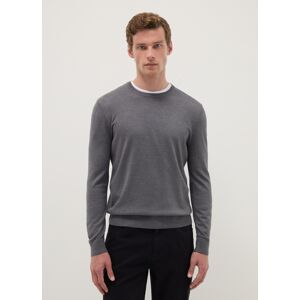 OVS, Pullover Girocollo Grigio In Misto Cotone Regular Fit, Uomo, Grigio, Taglia: XXL OVS, Pullover Girocollo Grigio In Misto Cotone Regular Fit, Uomo, Grigio, Taglia: XXL