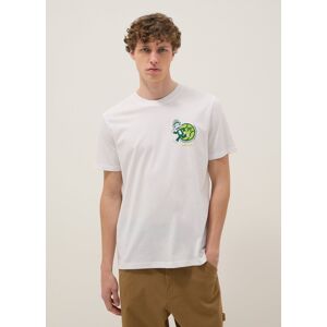 OVS, T-shirt Bianca Con Stampa Paul Frank In Puro Cotone Regular Fit, Uomo, Bianco, Taglia: L OVS, T-shirt Bianca Con Stampa Paul Frank In Puro Cotone Regular Fit, Uomo, Bianco, Taglia: L
