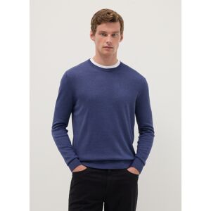 OVS, Pullover Girocollo Blu In Misto Cotone Regular Fit, Uomo, Blu, Taglia: M OVS, Pullover Girocollo Blu In Misto Cotone Regular Fit, Uomo, Blu, Taglia: M