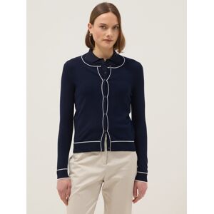 OVS, Cardigan In Misto Viscosa Blu Regular Fit Con Bottoni, Donna, Blu, Taglia: M OVS, Cardigan In Misto Viscosa Blu Regular Fit Con Bottoni, Donna, Blu, Taglia: M