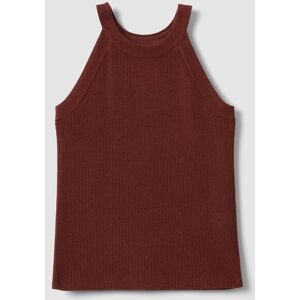 LES COPAINS, Tank Top Fitted In Misto Viscosa Rosso, Donna, Rosso, Taglia: L LES COPAINS, Tank Top Fitted In Misto Viscosa Rosso, Donna, Rosso, Taglia: L