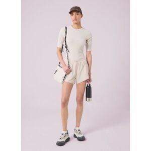 Altavia Studio, T-shirt In Modal Elasticizzato A Costine Altavia Studio, Donna, Bianco, Taglia: M Altavia Studio, T-shirt In Modal Elasticizzato A Costine Altavia Studio, Donna, Bianco, Taglia: M