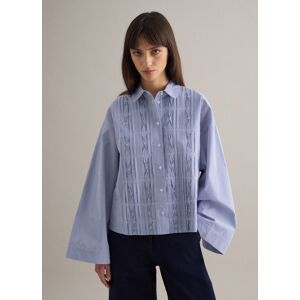 PIOMBO, Camicia In Puro Cotone A Righe Multicolor Oversize Fit Con Pieghe, Donna, Multicolor, Taglia: XXL PIOMBO, Camicia In Puro Cotone A Righe Multicolor Oversize Fit Con Pieghe, Donna, Multicolor, Taglia: XXL