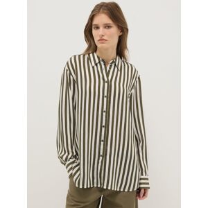 OVS, Camicia A Righe Multicolor Regular Fit Con Colletto Classico E Bottoni, Donna, Multicolor, Taglia: S OVS, Camicia A Righe Multicolor Regular Fit Con Colletto Classico E Bottoni, Donna, Multicolor, Taglia: S