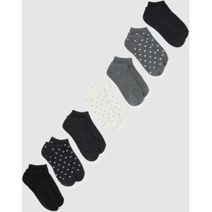 OVS, Multipack Calzini Alla Caviglia In Cotone Elasticizzato Multicolor, Donna, Multicolor, Taglia: 39-41 OVS, Multipack Calzini Alla Caviglia In Cotone Elasticizzato Multicolor, Donna, Multicolor, Taglia: 39-41