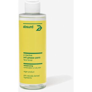 ABSURD, Tonico Viso Riequilibrante Anti Grease Panic, Donna, Verde, Taglia: FASUL ABSURD, Tonico Viso Riequilibrante Anti Grease Panic, Donna, Verde, Taglia: FASUL