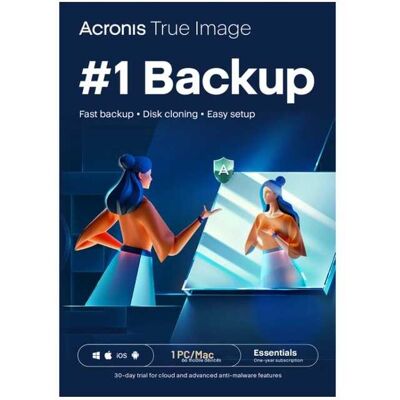Acronis True Image - Essentials - 1 Dispositivo - 1 Anno - Fatturazione Italiana Acronis True Image - Essentials - 1 Dispositivo - 1 Anno - Fatturazione Italiana