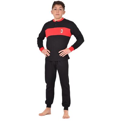 HERMET Ac Milan Pigiama Interlock Bambino 14A HERMET Ac Milan Pigiama Interlock Bambino 14A