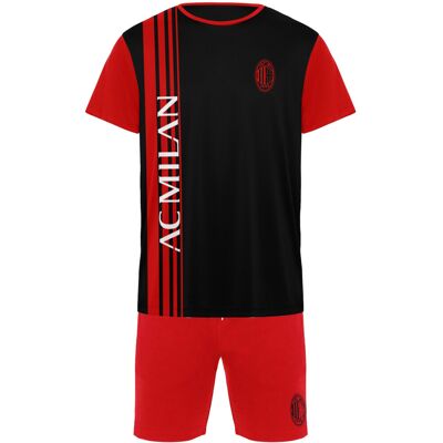 HERMET Ac Milan Pigiama Corto Cotone Estivo Ragazzo 16A HERMET Ac Milan Pigiama Corto Cotone Estivo Ragazzo 16A