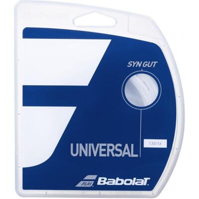 Stringa da Tennis Synthetic Gut 12 M - Singolo, Nero, 1.30mm Stringa da Tennis Synthetic Gut 12 M - Singolo, Nero, 1.30mm