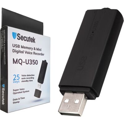 Registratore vocale spia con batteria lunga durata - Esonic MQ-U350, 8GB Registratore vocale spia con batteria lunga durata - Esonic MQ-U350, 8GB