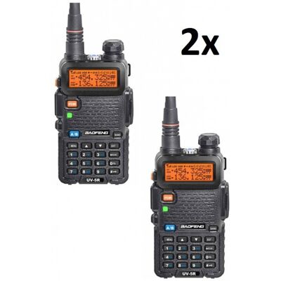 Set scontato 2x Baofeng UV-5R (8W) Set scontato 2x Baofeng UV-5R (8W)