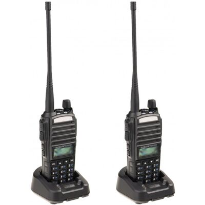 Set di 2 trasmettitori UHF Baofeng UV-82 (8W) Set di 2 trasmettitori UHF Baofeng UV-82 (8W)