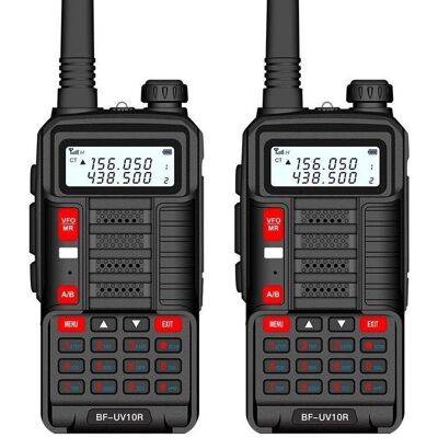 Baofeng BF-UV10R Walkie Talkie - Banda doppia 8W - 128 canali Baofeng BF-UV10R Walkie Talkie - Banda doppia 8W - 128 canali