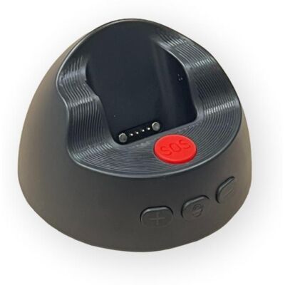Secutek Stazione di ricarica e base vivavoce per localizzatore GPS S18 con pulsante SOS Secutek Stazione di ricarica e base vivavoce per localizzatore GPS S18 con pulsante SOS
