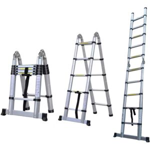 MXM Scala telescopica articolata 2in1 - 3,2 m, in alluminio MXM Scala telescopica articolata 2in1 - 3,2 m, in alluminio